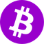 Purple Bitcoin logo