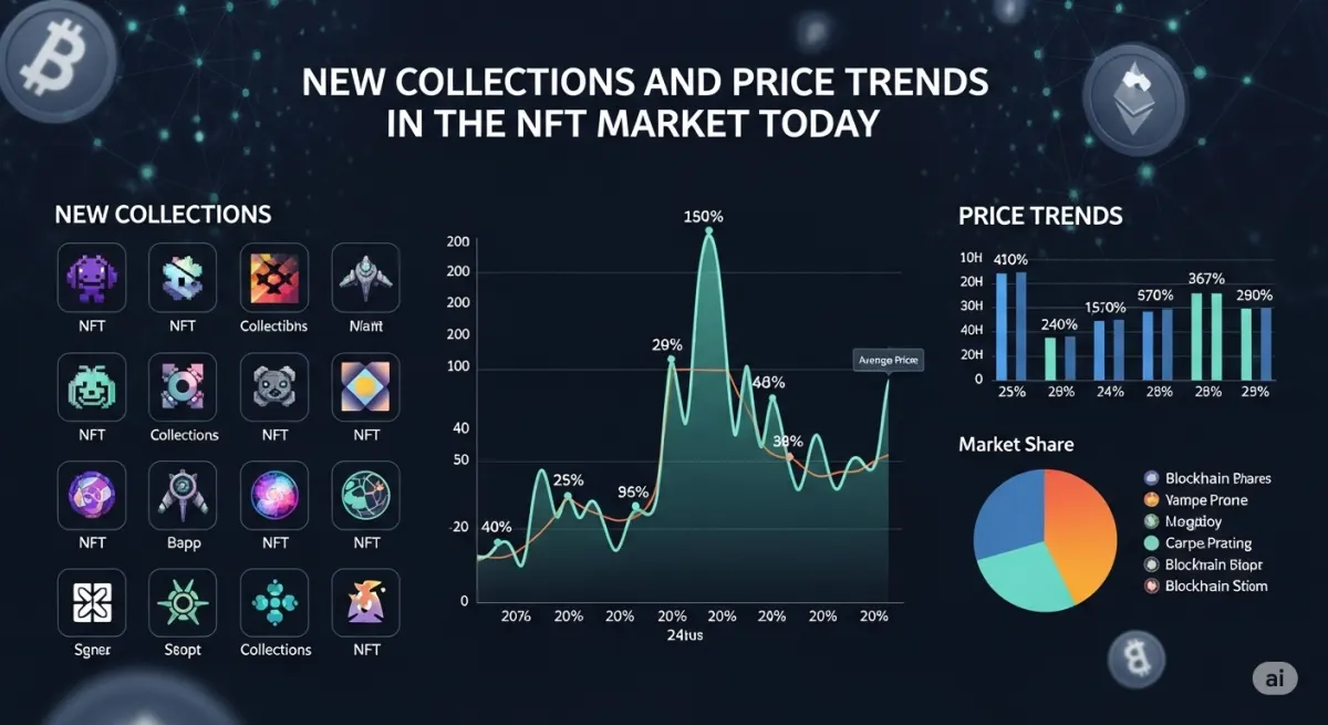 NFT Piyasasında Bugün Yeni Koleksiyonlar ve Fiyat Trendleri